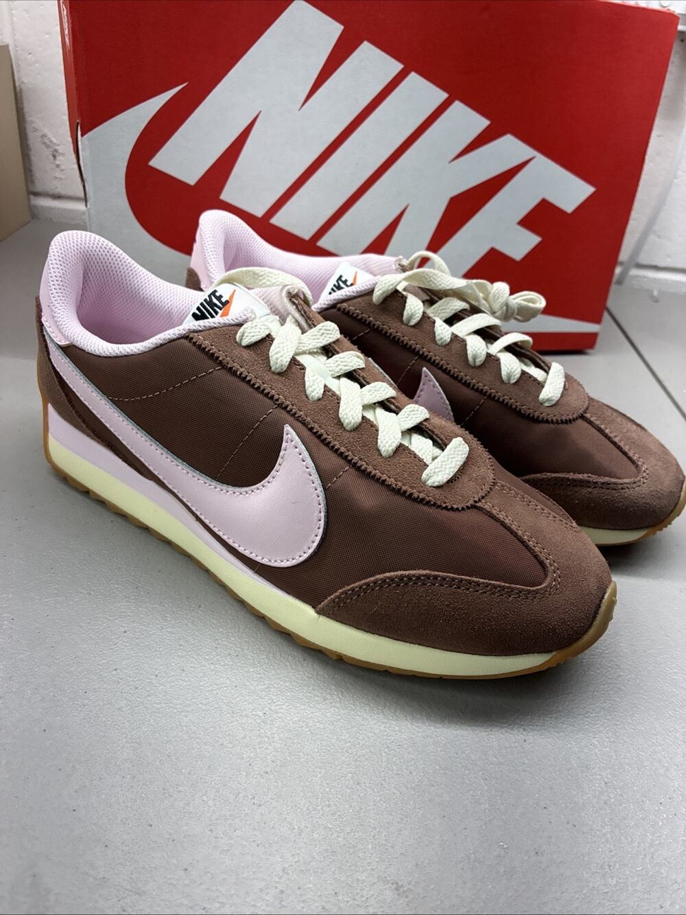 New Nike Pacific Women’s Size 8.5 Sneakers Brown/Pink Rubber Outsole HM4771 204